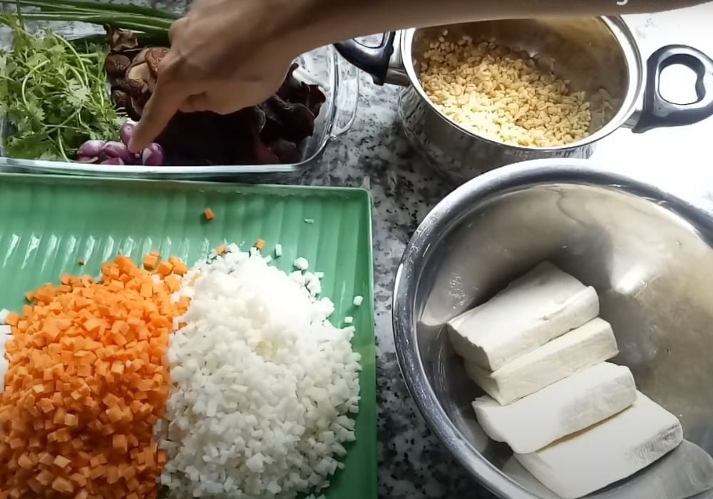 Chuẩn bị nguyên liệu
