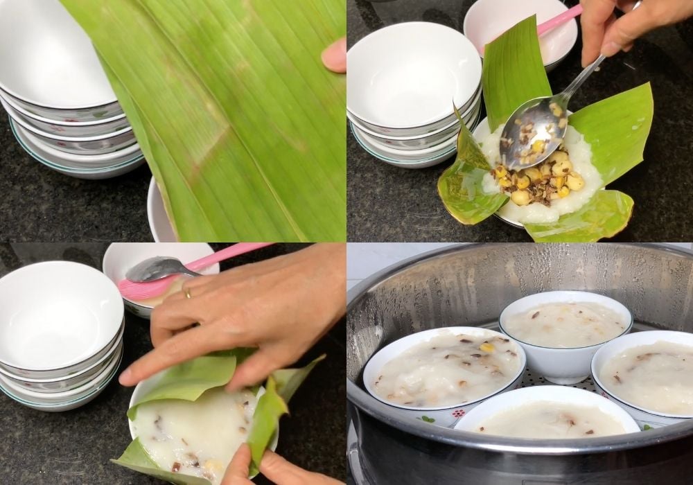 Gói bánh và hấp bánh