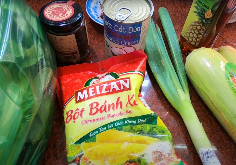 Chuẩn bị nguyên liệu
