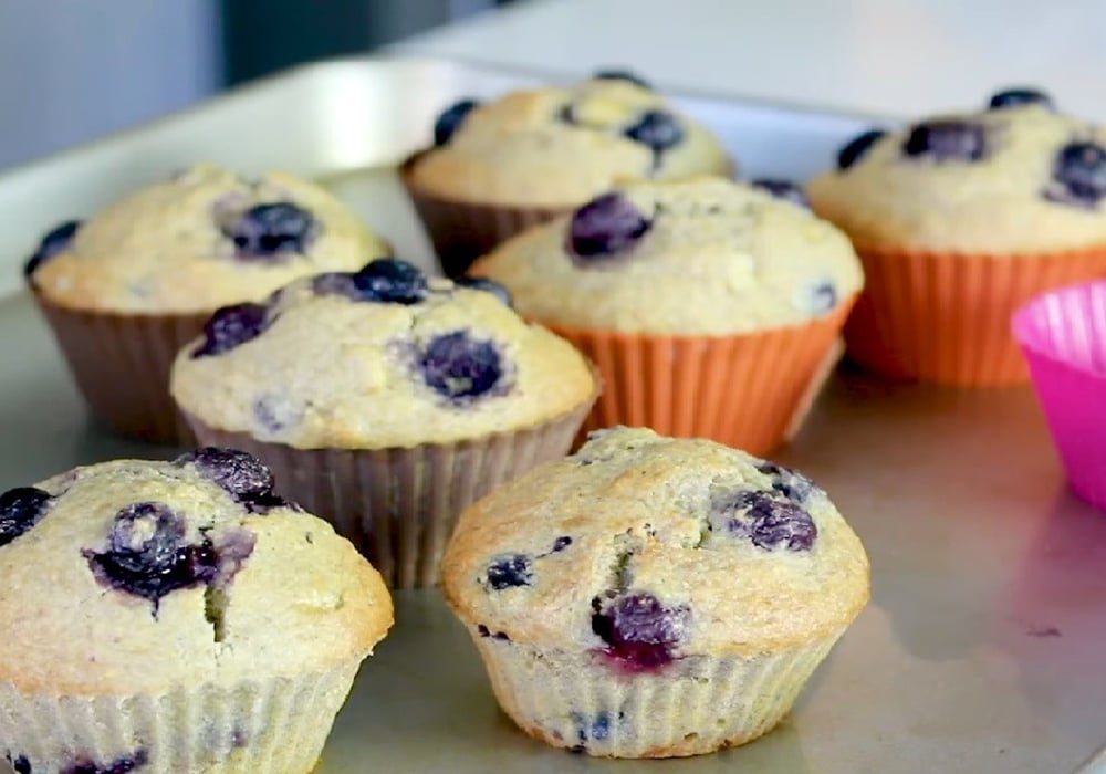 Muffin việt quất (blueberry muffin)