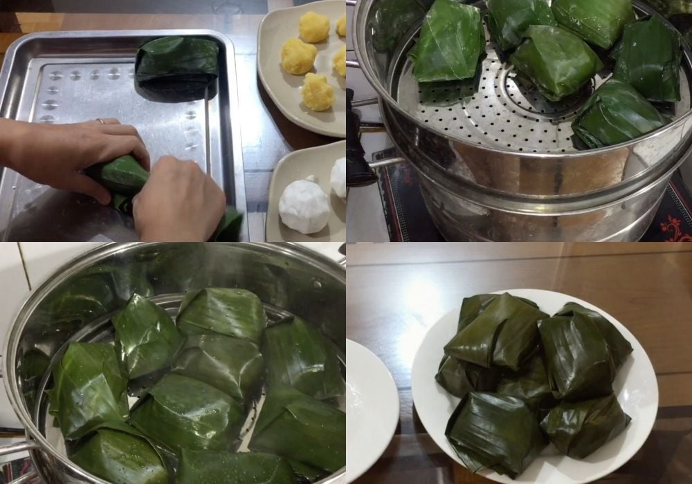 Hấp bánh và hoàn thành
