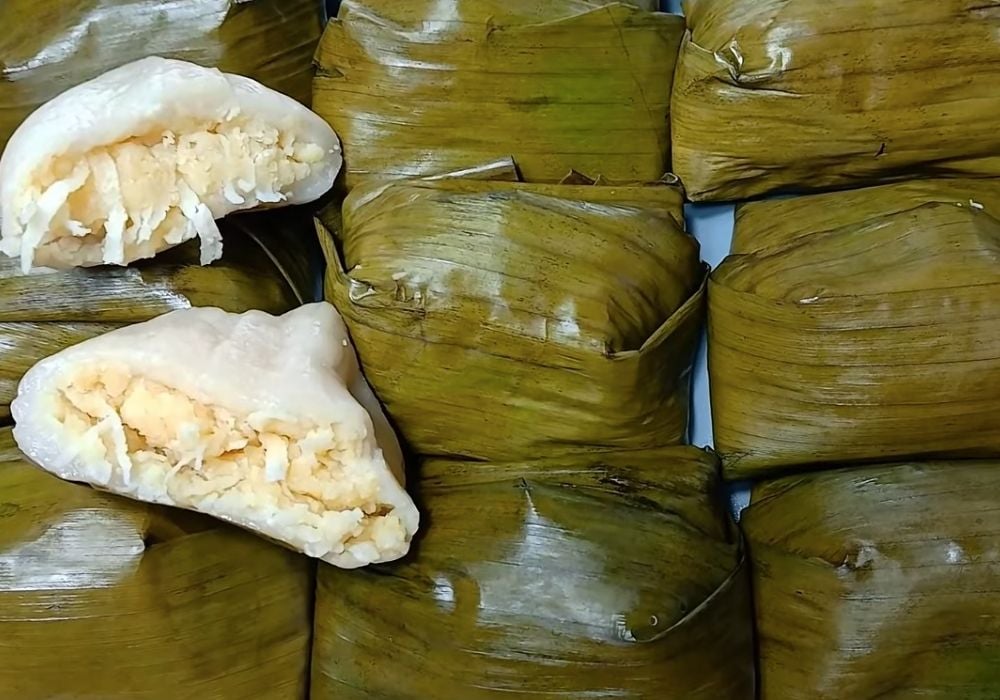 Bánh nếp nhân đậu xanh dừa