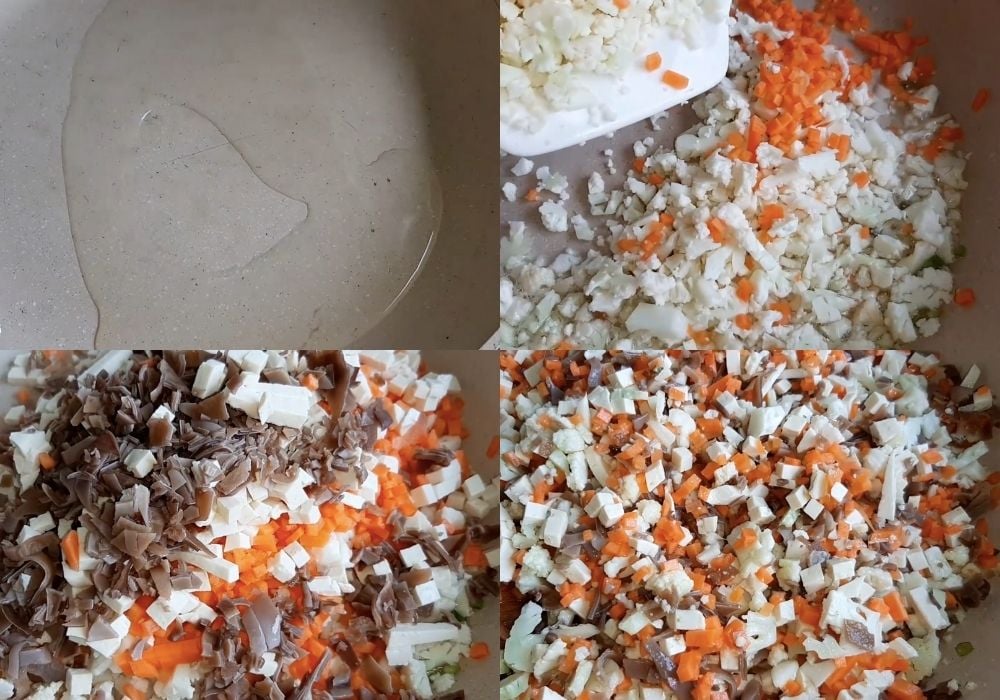 Xào nhân bánh