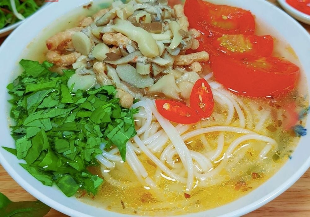 Bún nước lèo chay