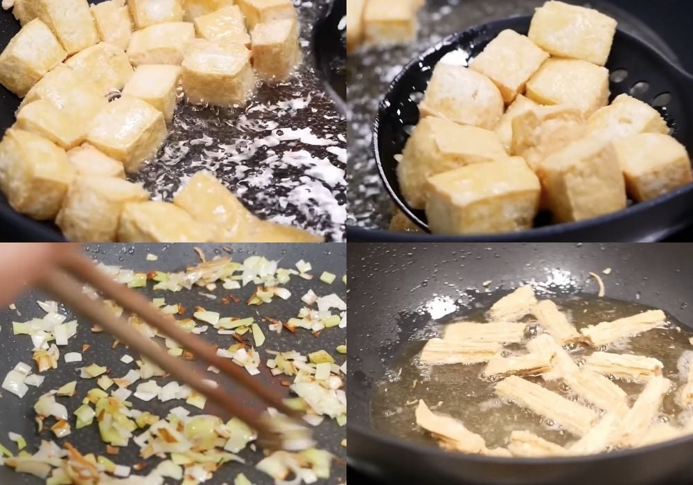 Tạo riêu cua chay