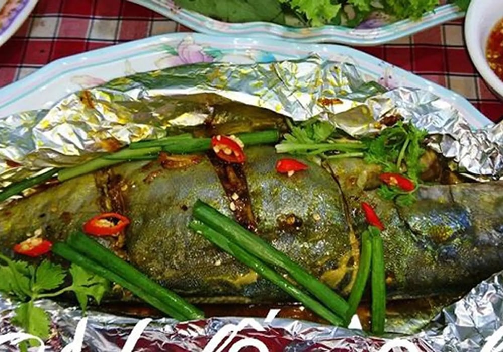 Cá cam nướng giấy bạc