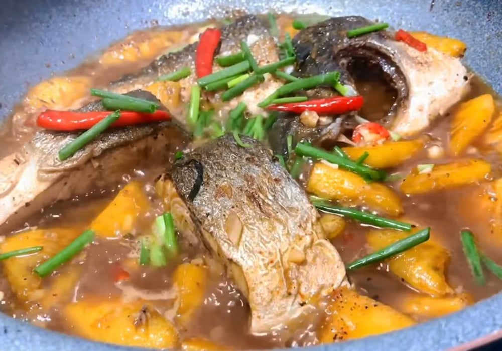 Cá cam kho thơm