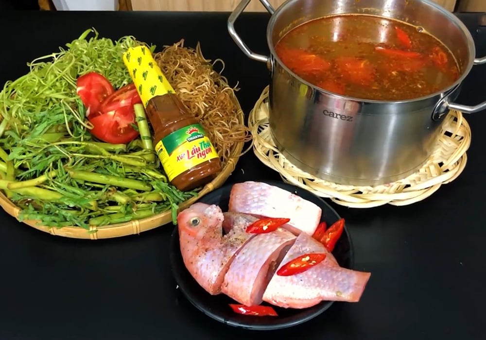 Lẩu cá diêu hồng