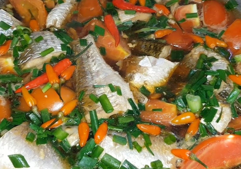 Cá đối kho cà