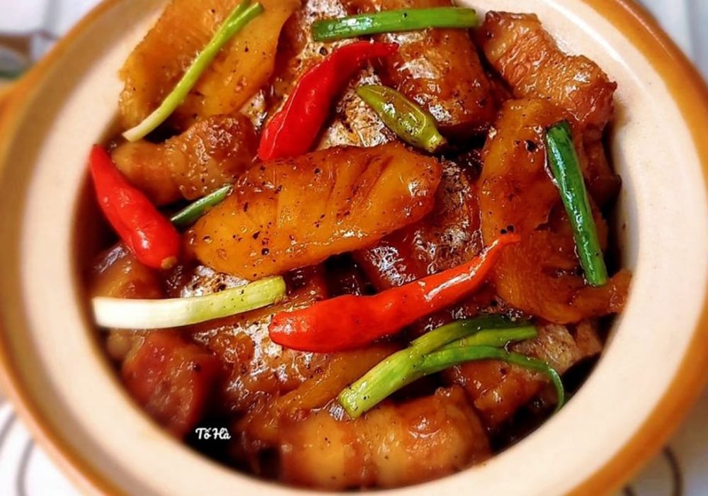 Khô cá dứa kho thơm