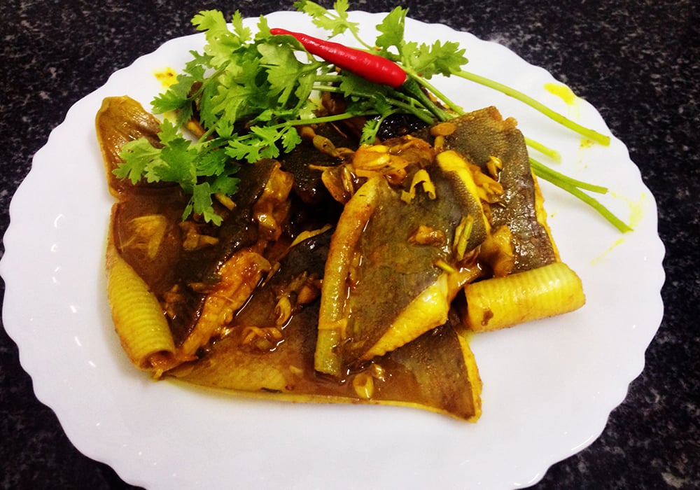 Cá đuối kho nghệ