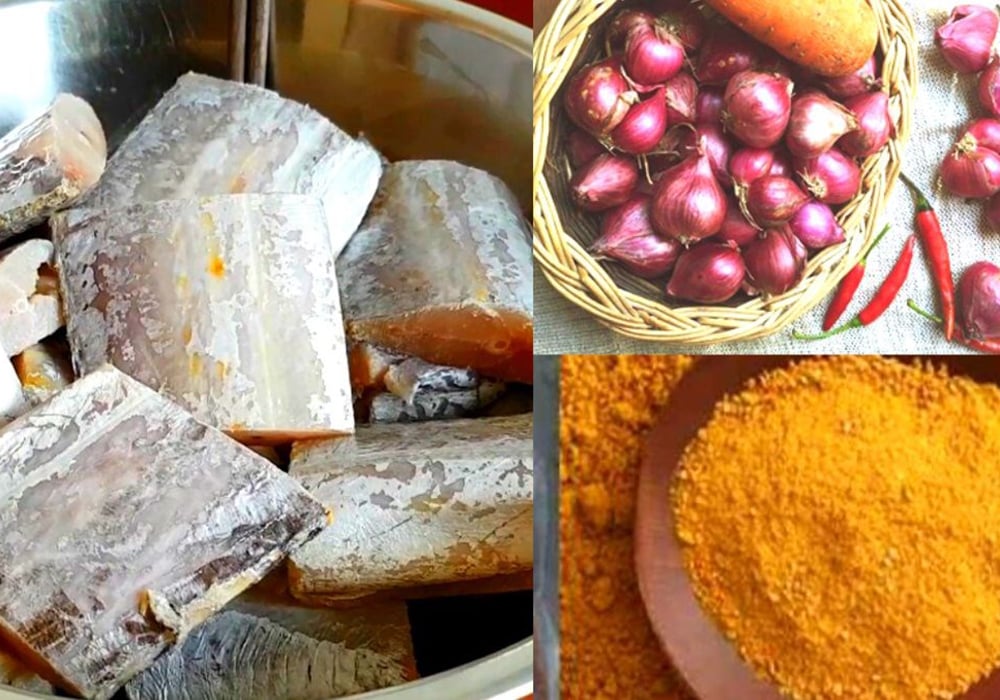 Nguyên liệu làm cá hố kho nghệ