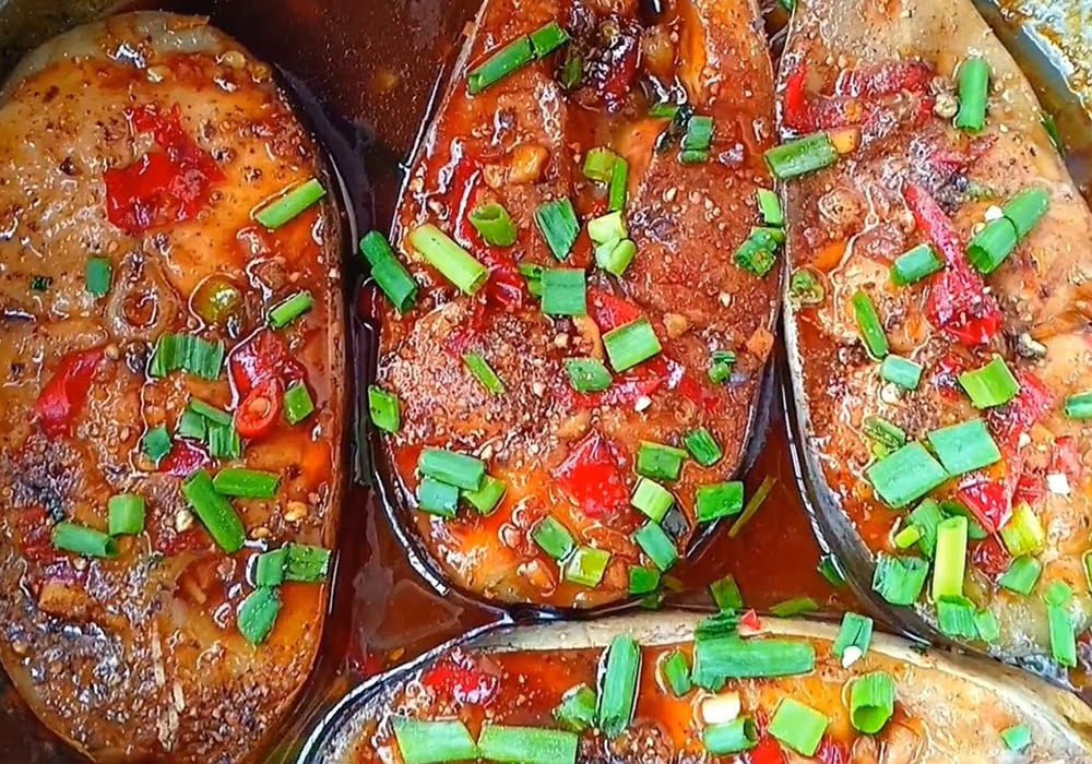 Cá hú kho tiêu