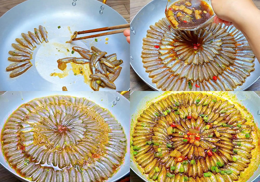 Các bước làm cá lòng tong kho tiêu