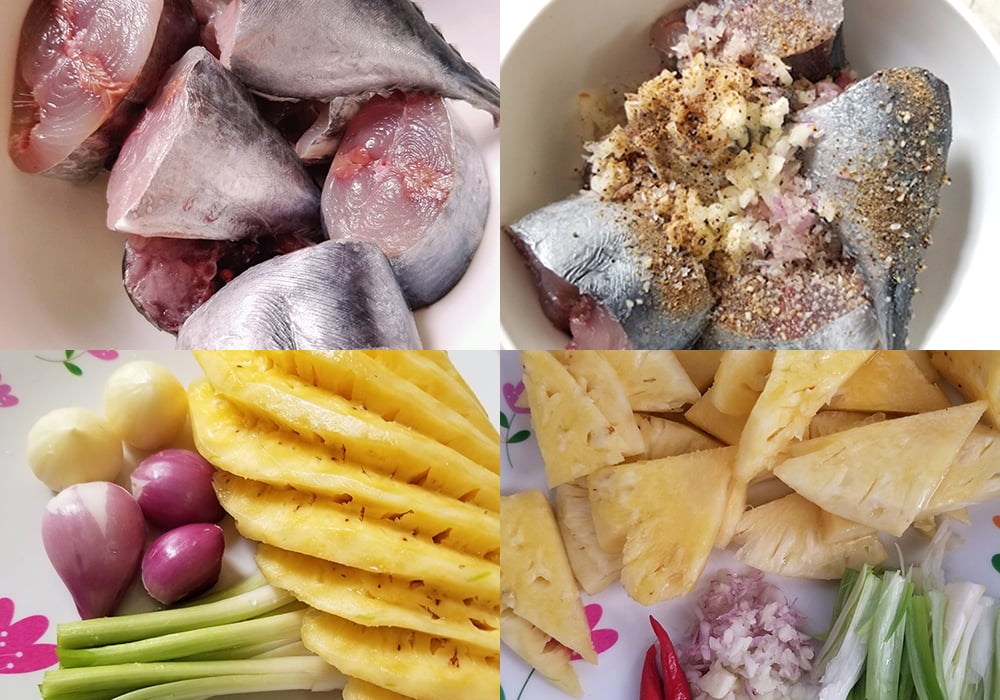 Sơ chế các nguyên liệu