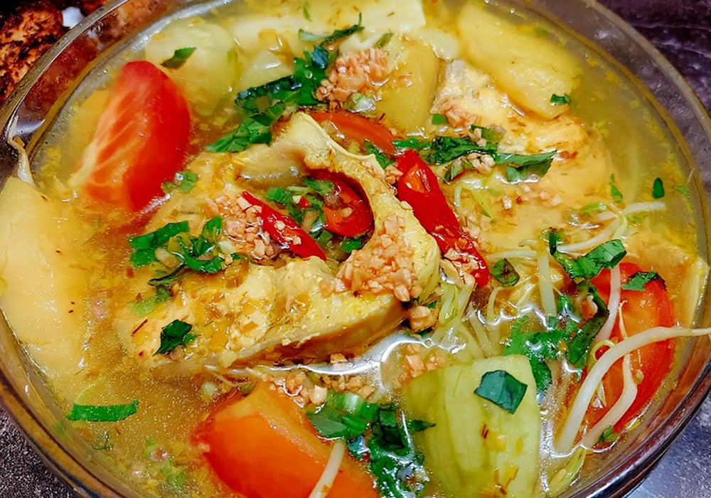 Cá nhám nấu canh chua