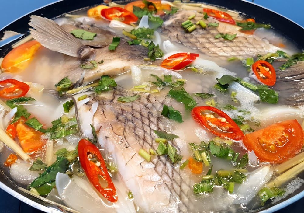 Cá tai tượng nấu mẻ