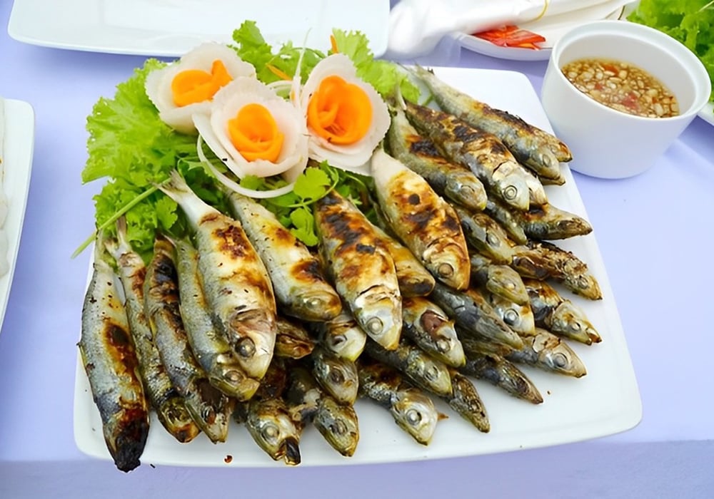 Cá trích nướng