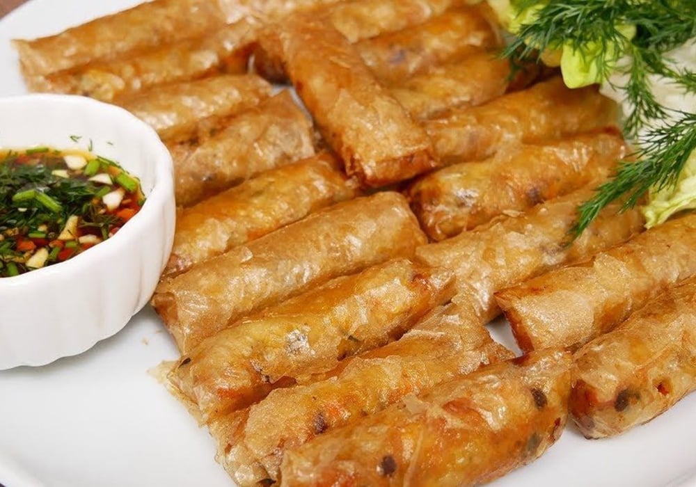 Chả giò cá trích
