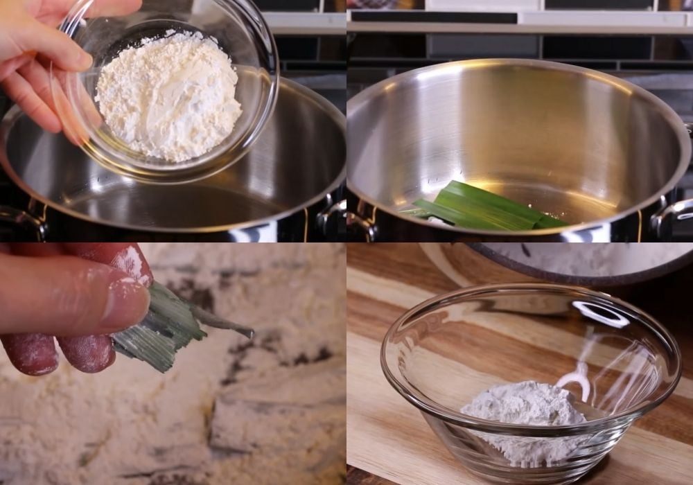 Chuẩn bị bột áo