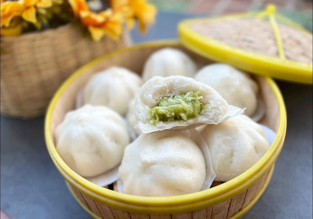 Bánh bao nhân dừa