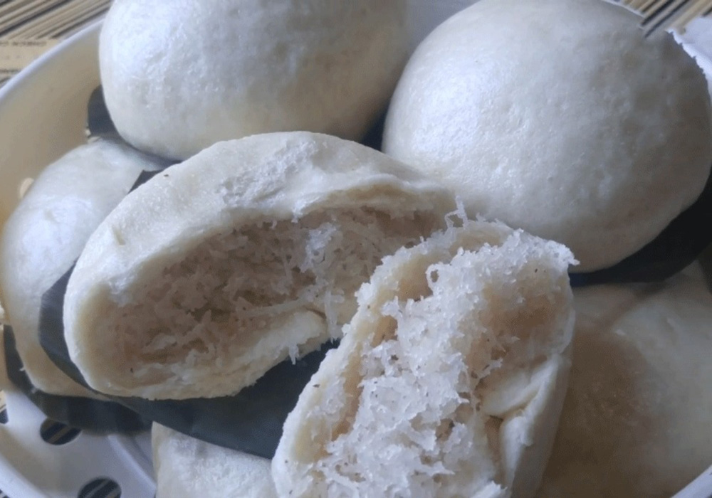 Bánh bao sữa dừa
