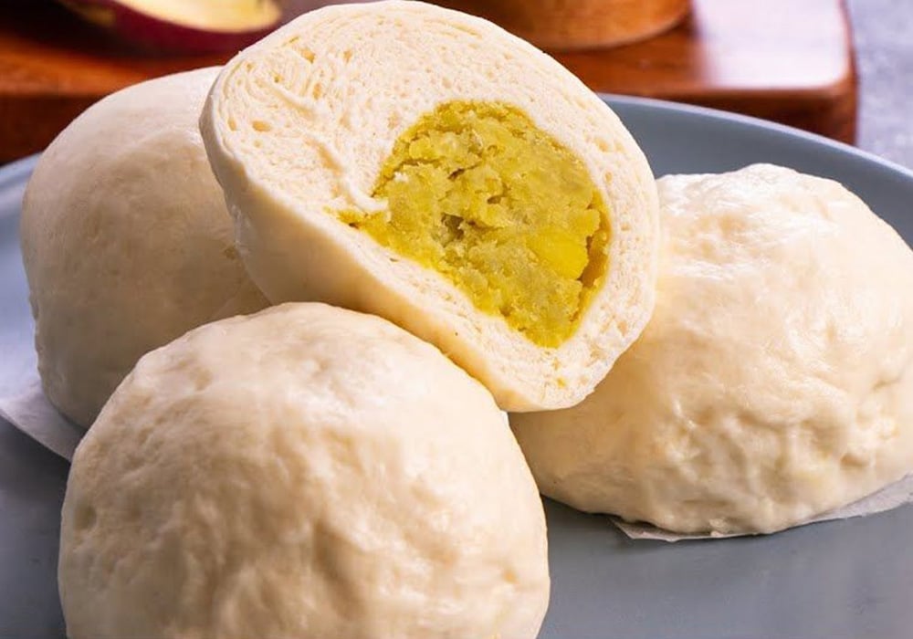 Bánh bao nhân khoai lang