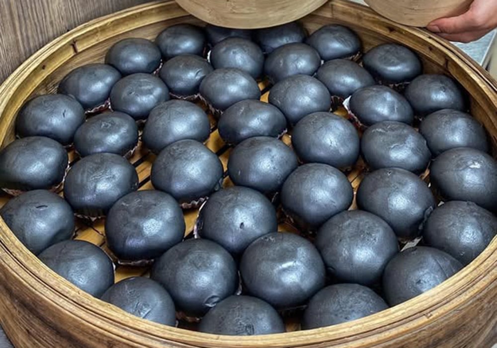 Bánh bao tinh than tre