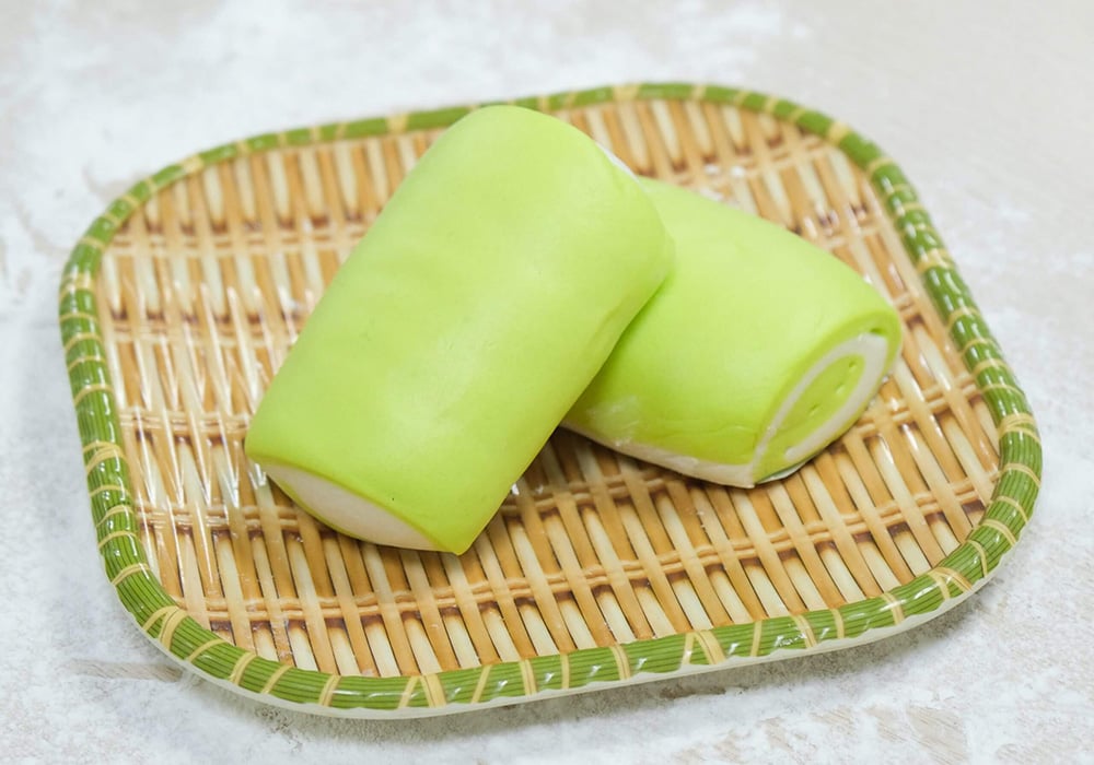 Bánh bao lá dứa