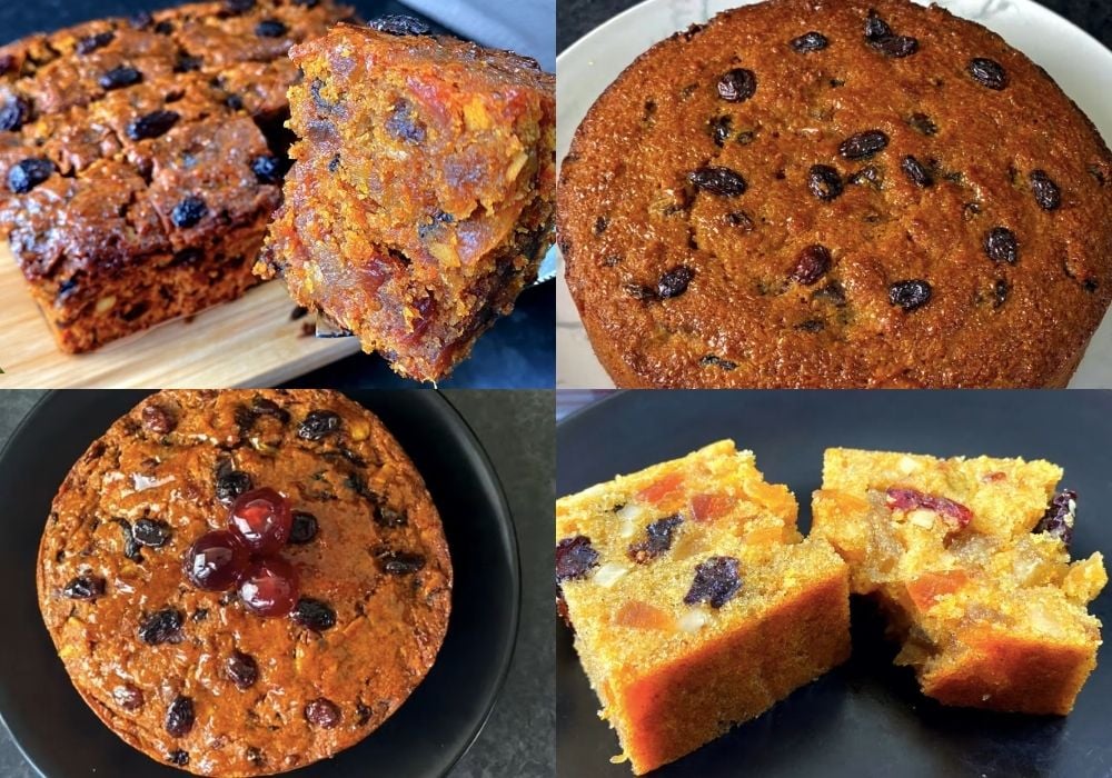 Bánh Hoa Quả Giáng Sinh