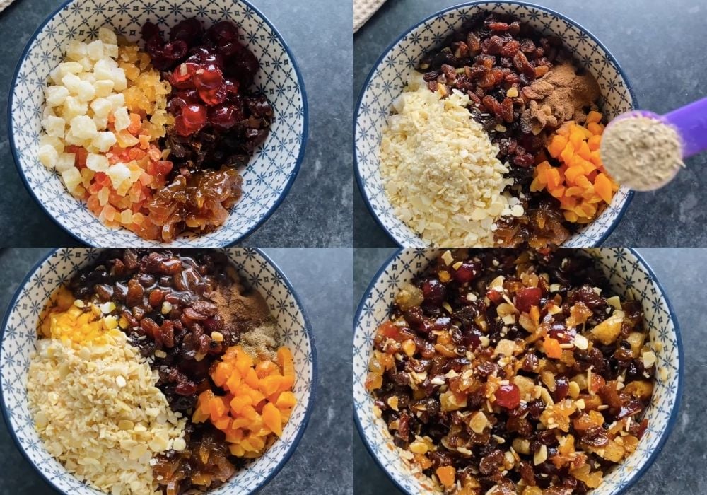 Ngâm ướp hoa quả và hạt khô