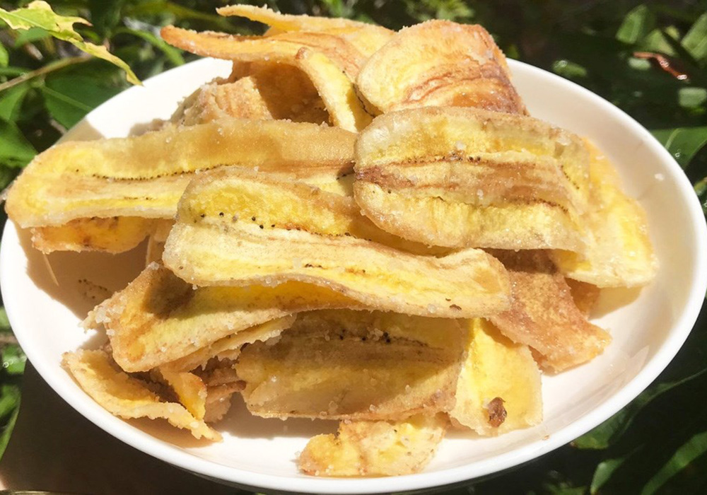 Chuối xanh ngào đường