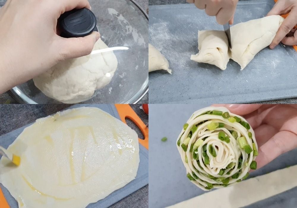 Ủ bột và tạo hình bánh