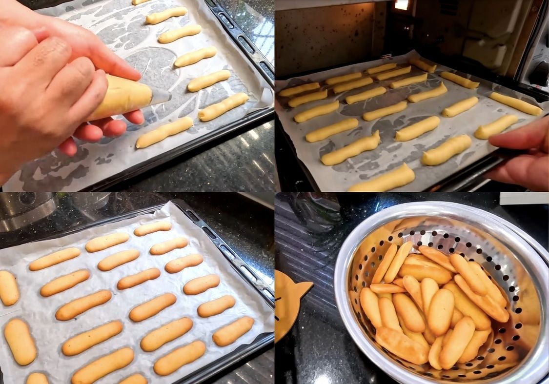 Tạo hình và nướng bánh