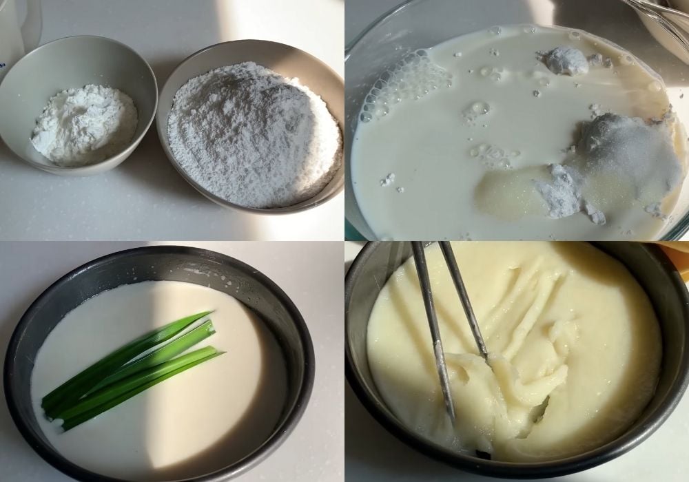 Làm vỏ bánh mochi