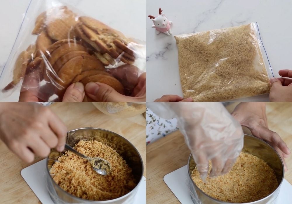 Làm đế bánh quy giòn