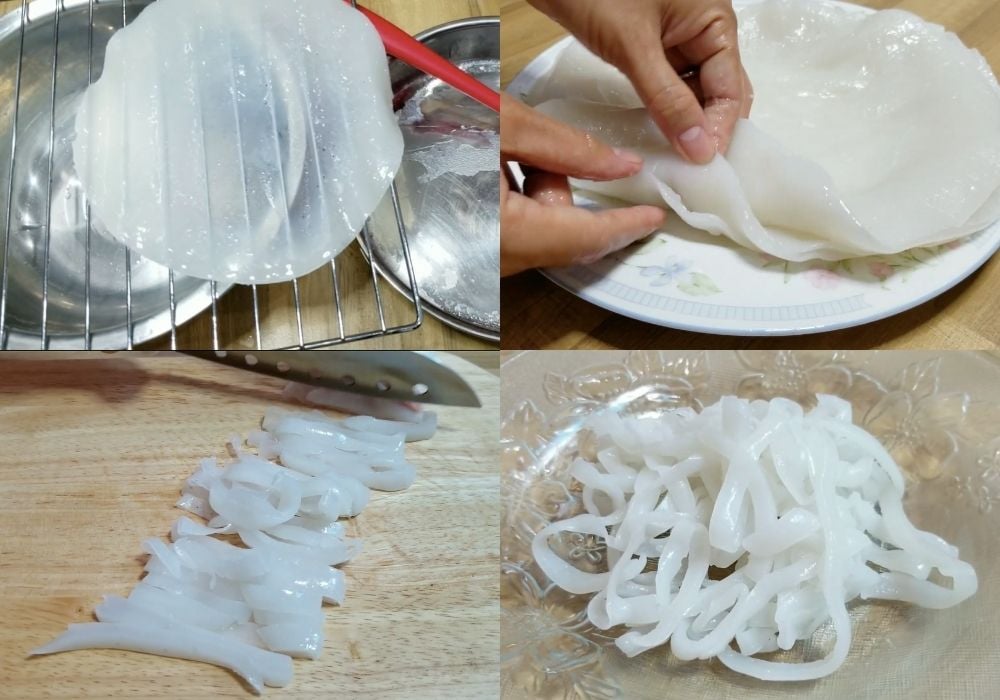 Làm nguội và cắt sợi