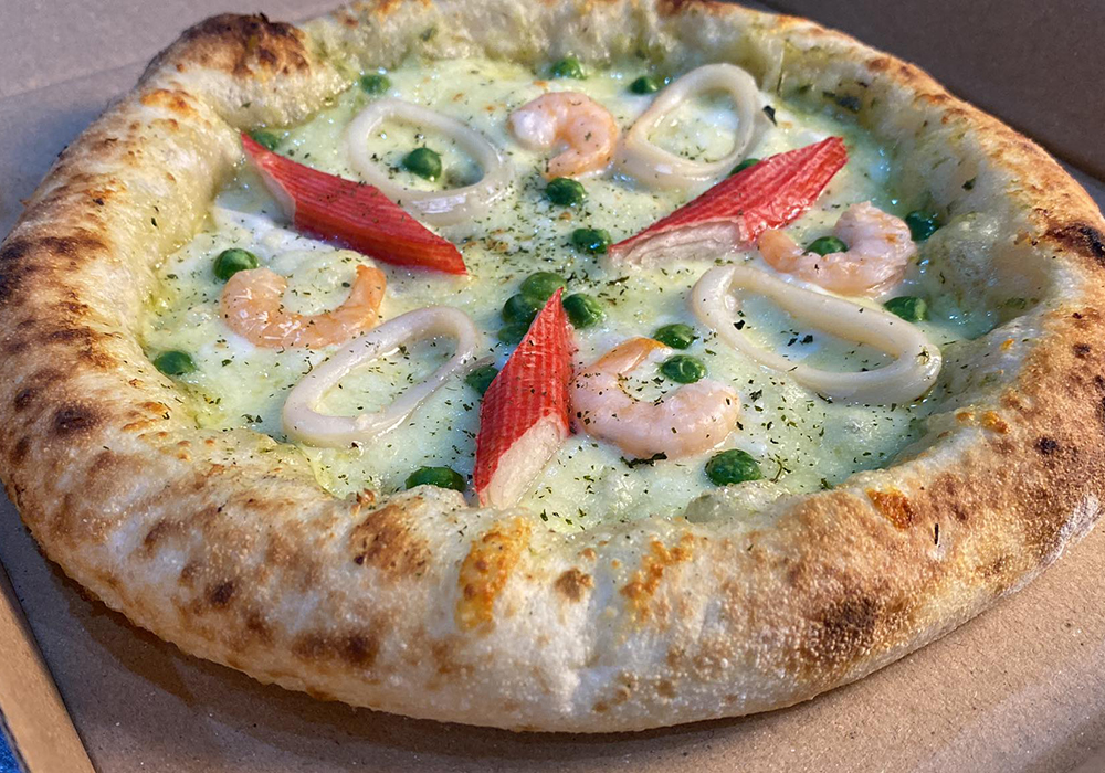 Pizza sốt pesto