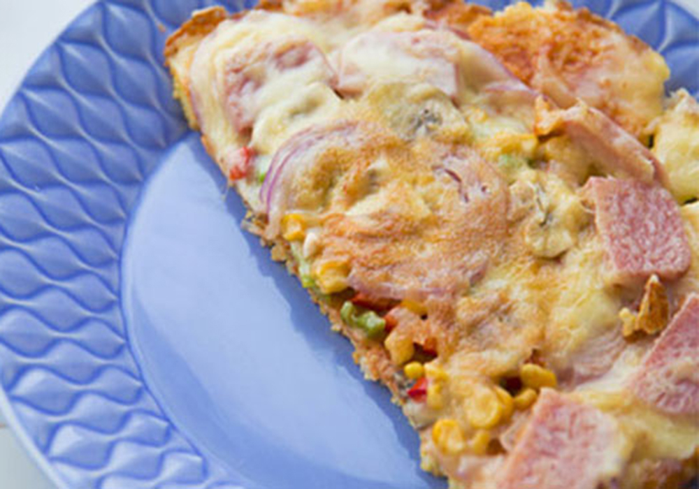 Pizza từ cơm nguội