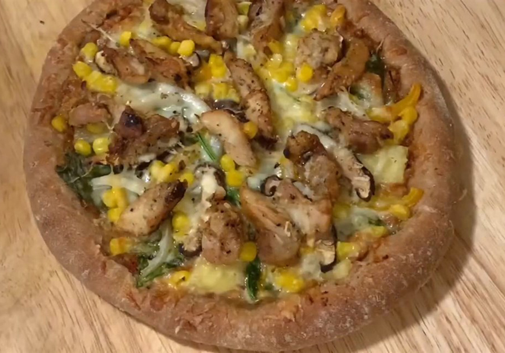 Pizza nguyên cám không cần nhồi