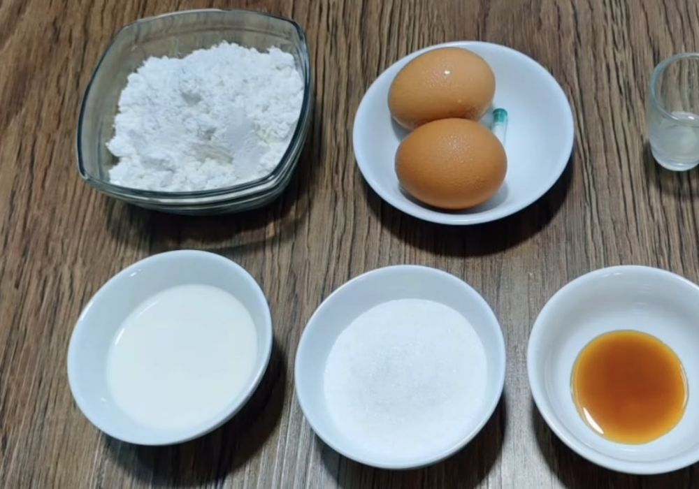 Nguyên liệu làm bánh rán Doremon