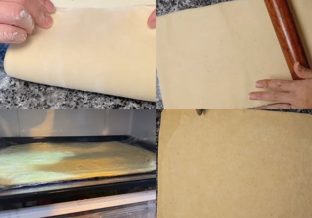 Cán bột và gấp lớp