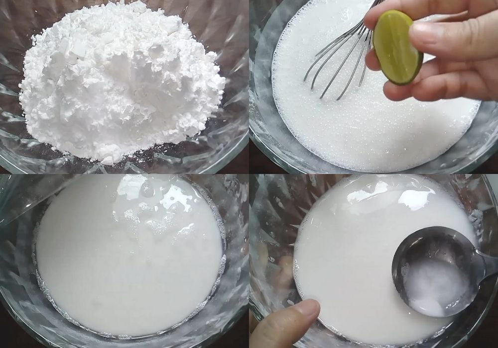 Pha bột bánh