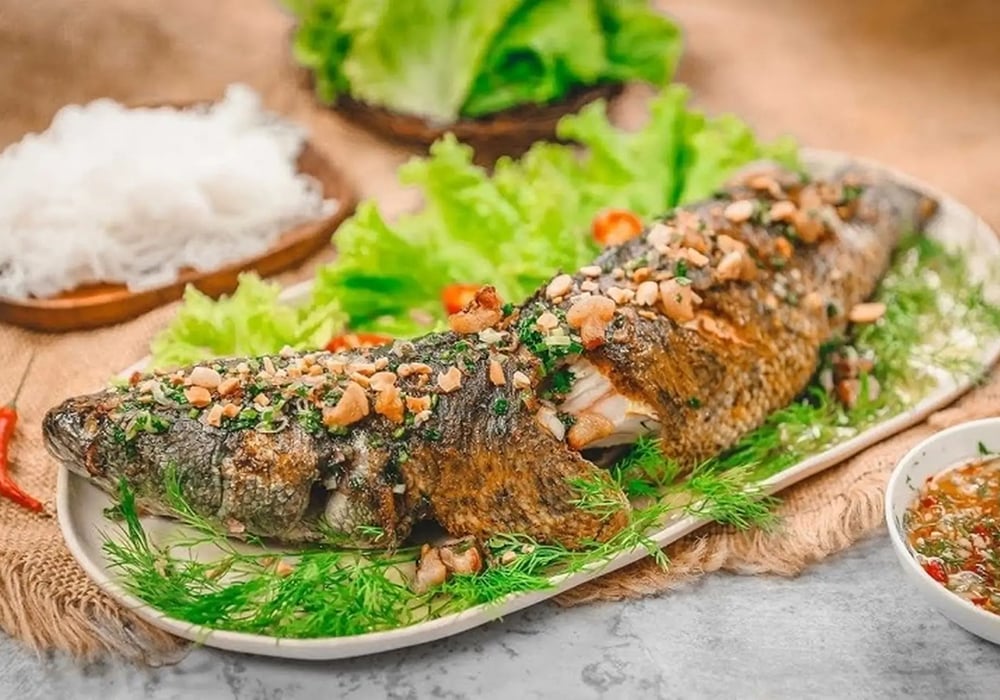 Cá lóc nướng giấy bạc