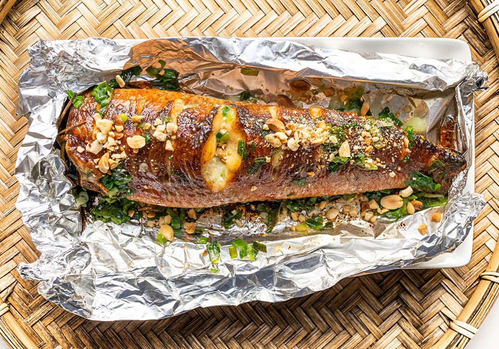 Cá lóc nướng muối ớt