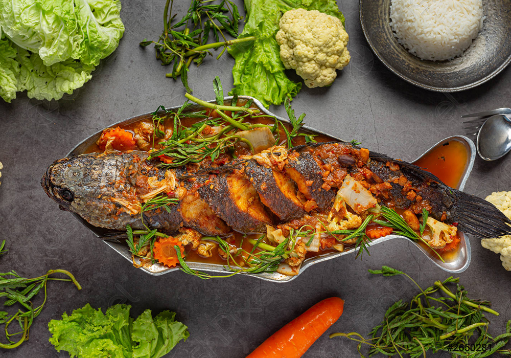 Cá lóc nướng sa tế