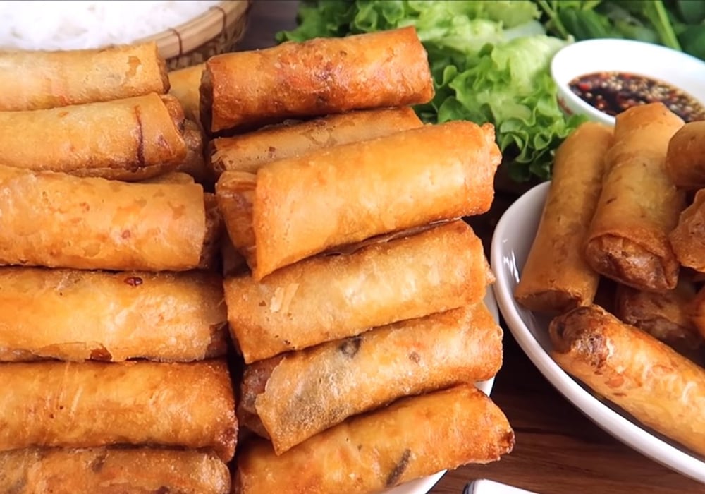 Mẹo bảo quản chả giò khoai lang chay đúng cách