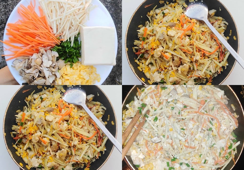 Sơ chế các nguyên liệu