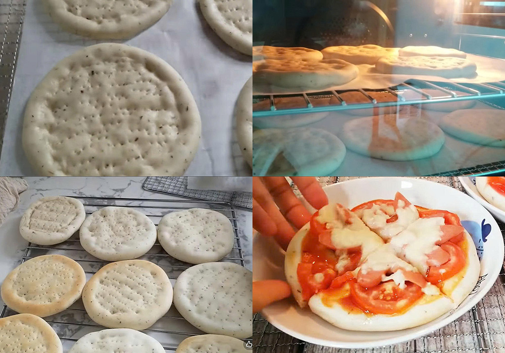 Các bước làm đế bánh pizza