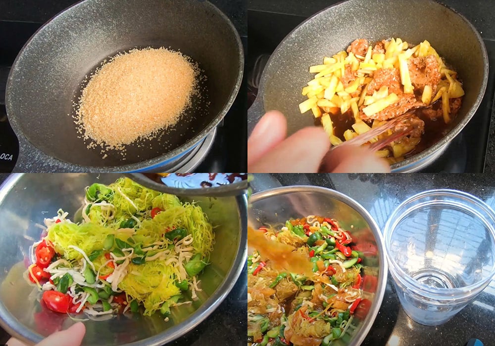 Các bước làm dưa mắm chay